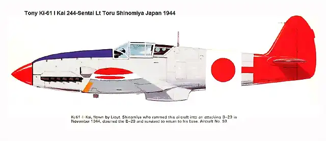 Artwork-Tony-Ki-61-I-Kai-244-Sentai-Lt-Toru-Shinomiya-Japan-1944-0A