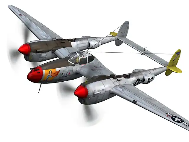 Esquema P-38 EEUU 17 Beautiful Bitch