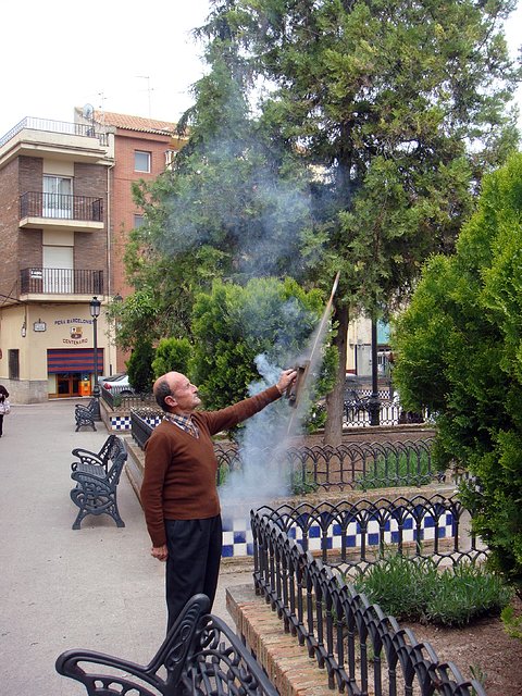 disparo de cohetes el 30 de abril