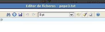 Editor de ficheros