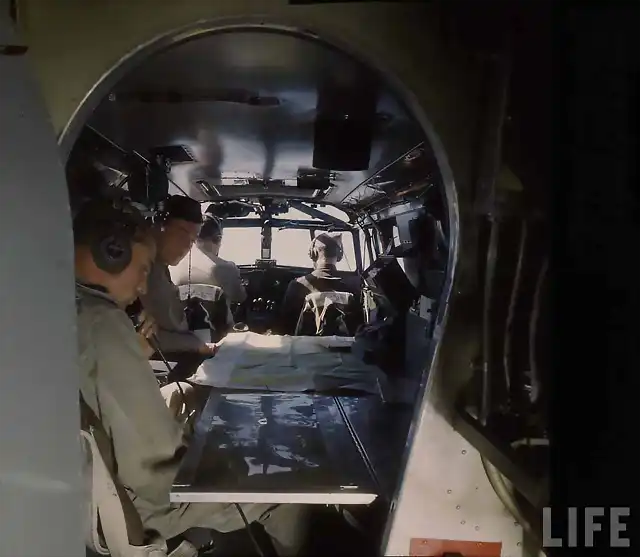 Interior de un B-18 de la USAF
