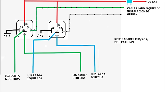 Esquema reles Seat 600