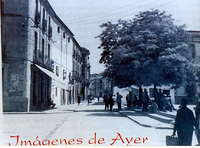 Plaza de la Iglesia en la antigedad