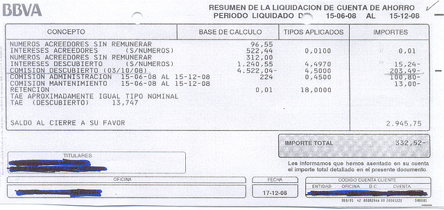 comisiones