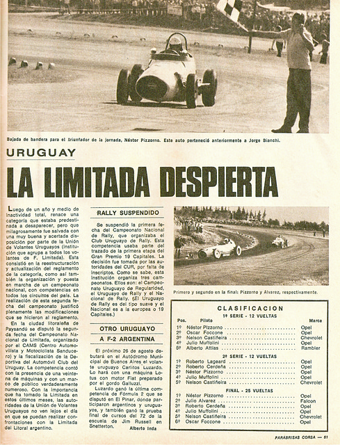 LIMITADA URUGUAYA AGOSTO 1973