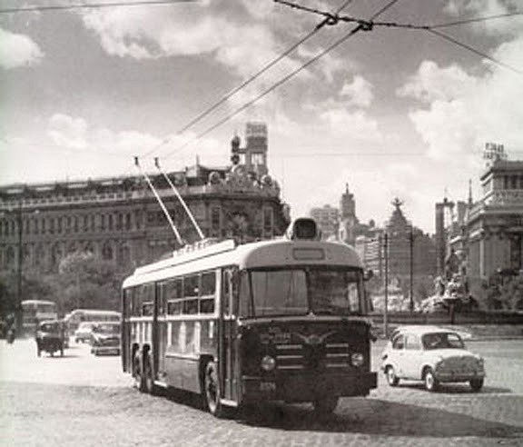 Madrid Pl. Cibeles 1960