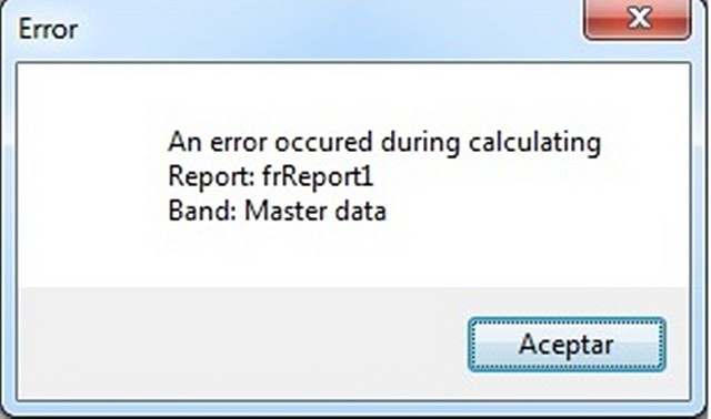 Fallo master DATA