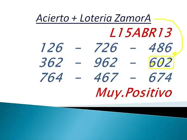 Acierto + Loteria ZamorA