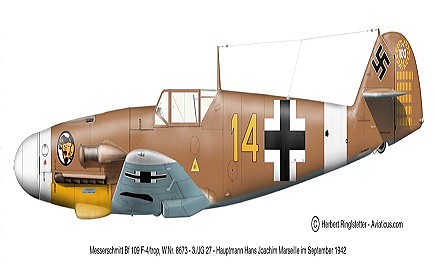Bf109F-4_Gelbe14_Ma_JG27_kl96 - copia