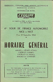 TdF'54 - horari