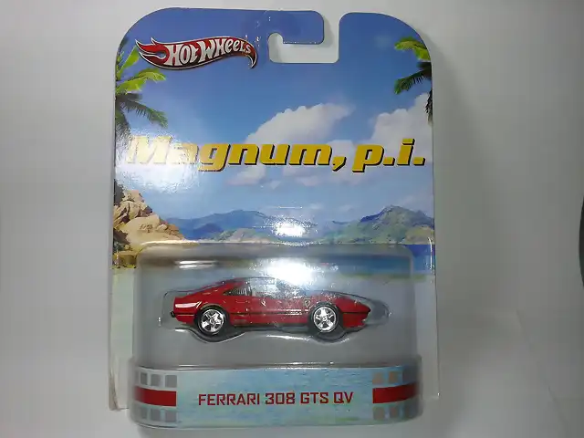 FERRARI 308 GTS QV RETRO ENTERTAINMENT SERIES (ROJO) MAGNUM