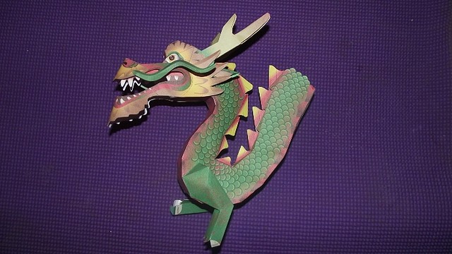 Dragón Chino (Dark Papercraft) by Pendragón