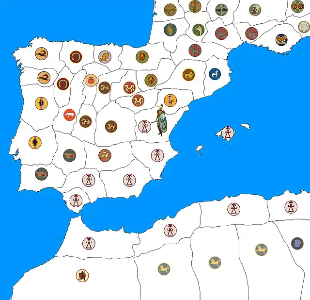 Mapa inicial Oeste