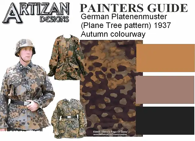 painters guide 1937 German Plane Tree autumn