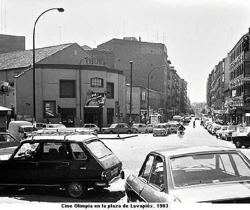 Madrid Pl. Lavapies Cine Olimpia 1983