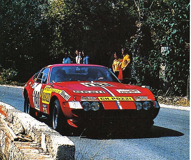 Ferrari Daytona - TdF \'71 - Jean Claude Andruet