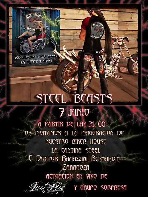 STEEL BEAST inaguracion house