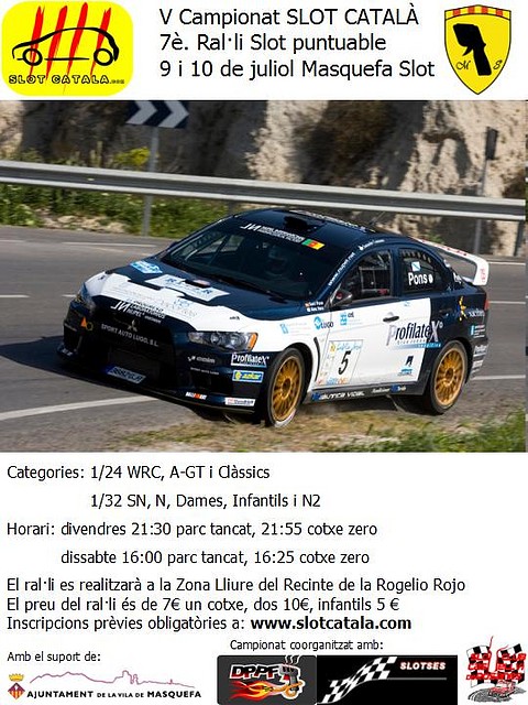 Cartell rally juliol 2010