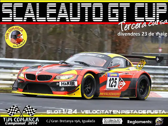 Cartell Scaleauto GT - Cursa 3