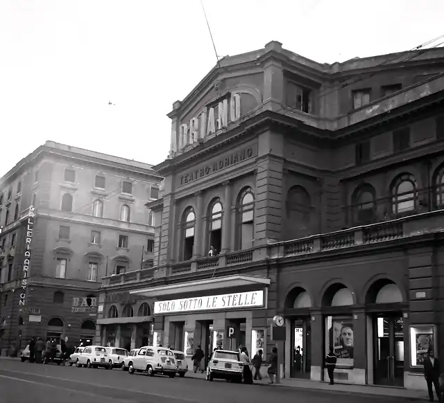 Rom - Piazza Cavour, Cinema Adriano, 1962