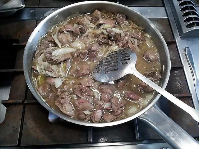 Higadillos encebollados Rufino Higadillos encebollados Rufino