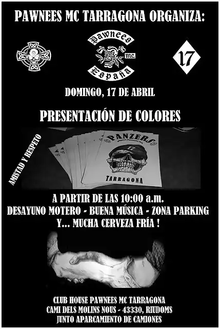 Presentaci?n de Colores Panzers Tarragona