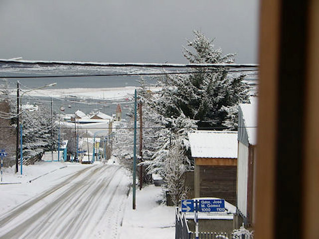 Nevada en Ushuaia, Tierra del Fuego, Patagonia