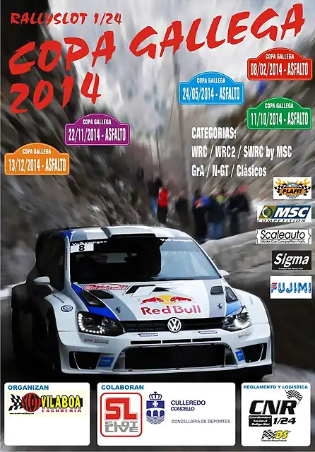 Cartel modificado 2014 Copa Gallega Rally