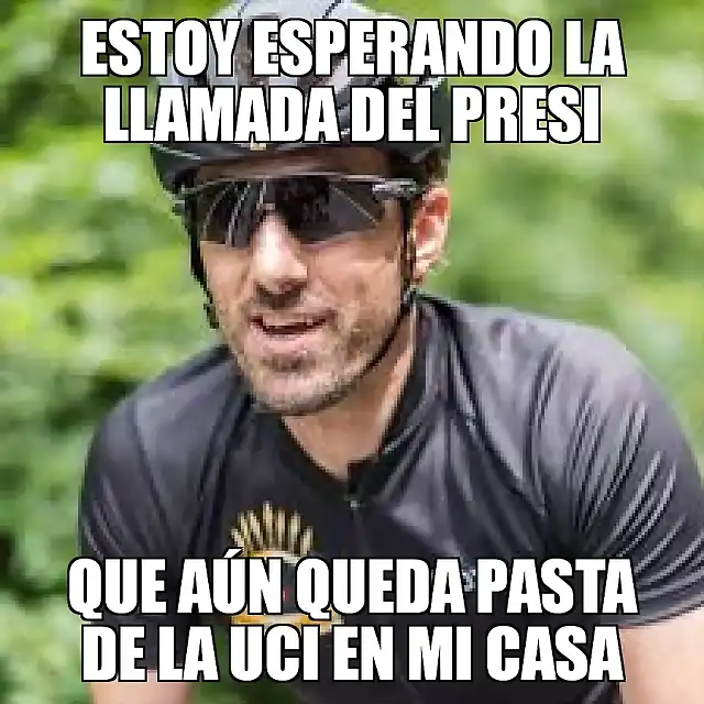 Cancellara y el presi de la UGI