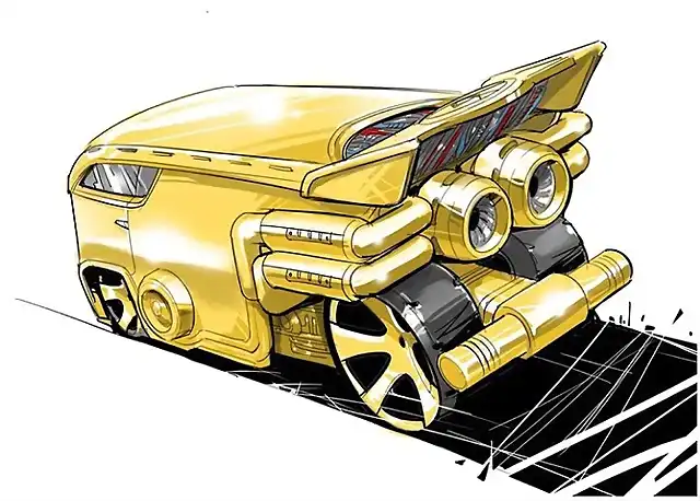 starwars character cars c3po 02