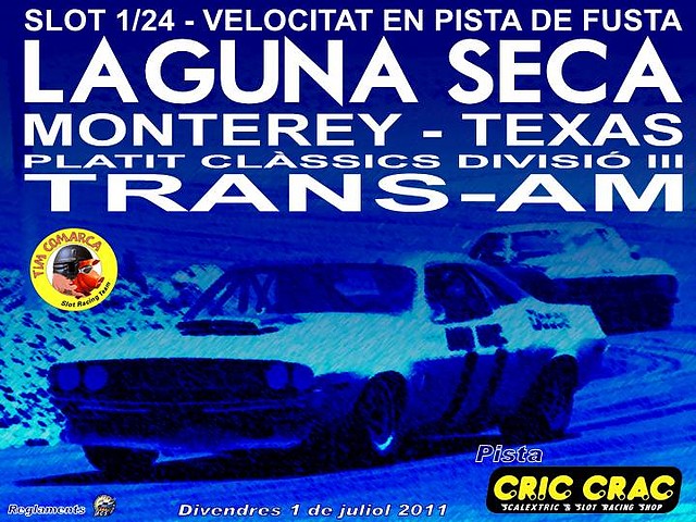 Cartell Cursa 3 Nascar - Laguna Seca