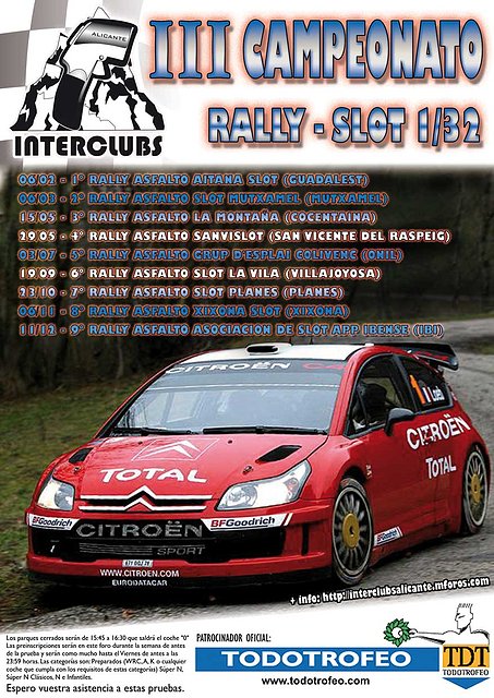 III CAMPEONATO INTERCLUBS RALLY-SLOT 1/32