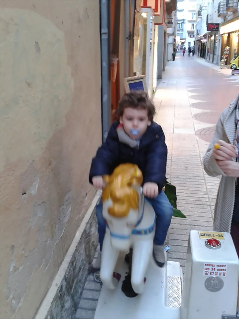 Bruno a caballo Bruno a caballo