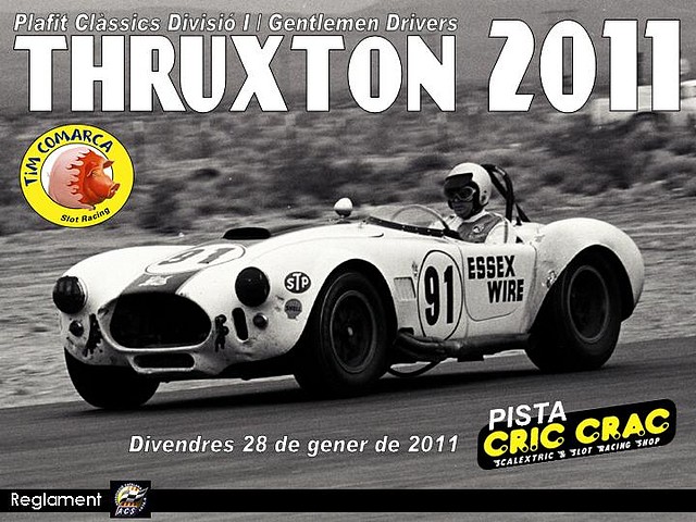 Cartell Cursa 1 Gentleman - Thruxton