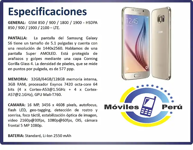 samsung s6 medio