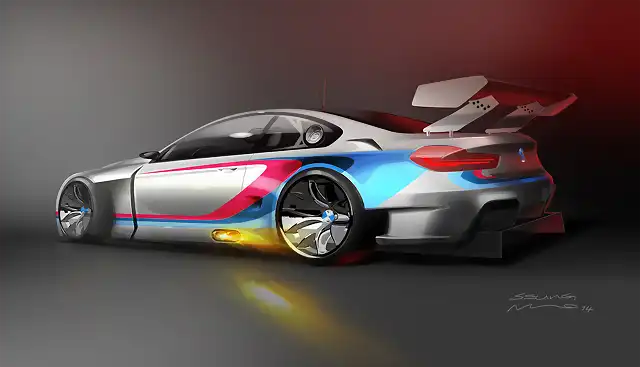 BMW M6 GT3 - art car