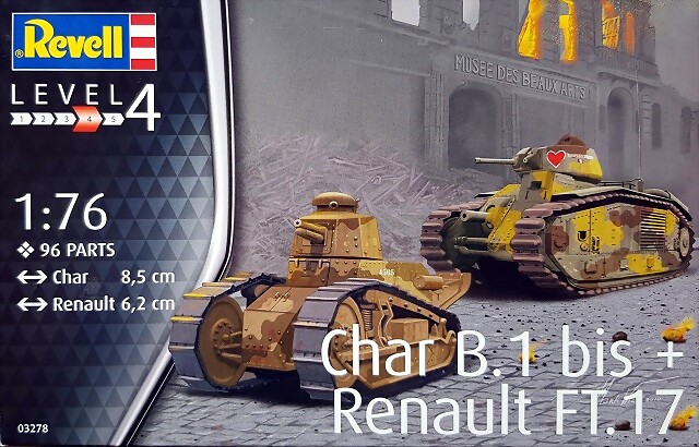 Revell - Renault FT.17 1 - 1-72