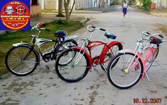 3 Schwinn en Camaguey Cuba