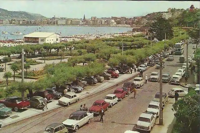 San Sebasti?n Playa de Ondarreta Guipuzcoa 1964  ---   carlos850