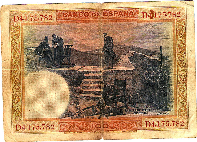 Cien pesetas del año 1925.