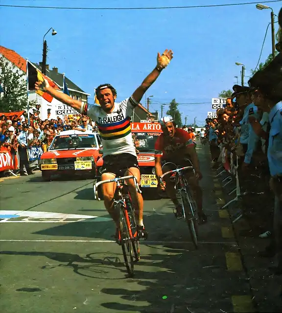 1976 - Tour. 4? etapa, km 258, Henni Kuiper en Bornem
