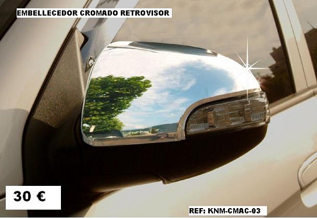 embellecedor retrovisor cromado.KNM-CMAC-03.Hi-motors