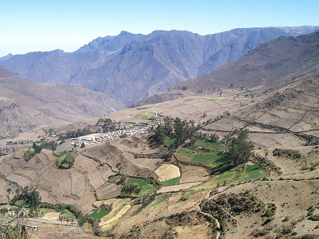 Vista Panorámica del Distrito de Huayán (Huarmey-Ancash)