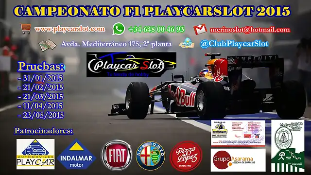 Cartel F1 2015