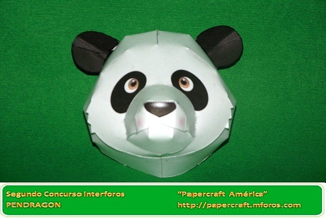 Oso Panda (Papercraft) by Pendragon