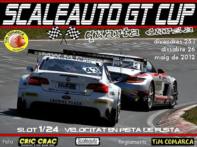 Cartell Scaleauto GT - Cursa 4