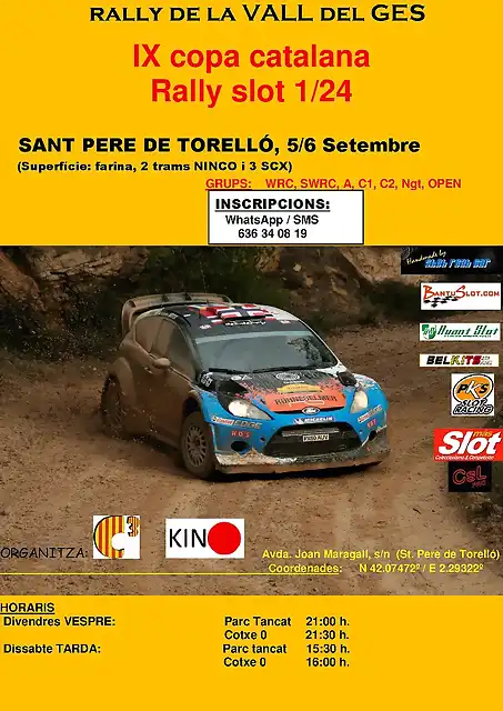 cartell  rallye copa catalana 14