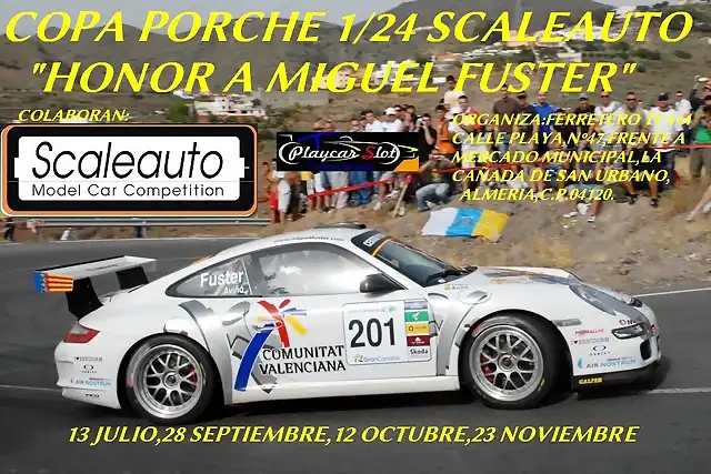 Miguel FUSTER Porsche 911 GT 3 34 Rally Islas Canarias 2010