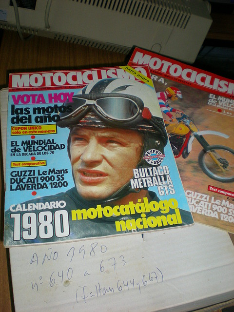 Revistas antiguas motociclismo
