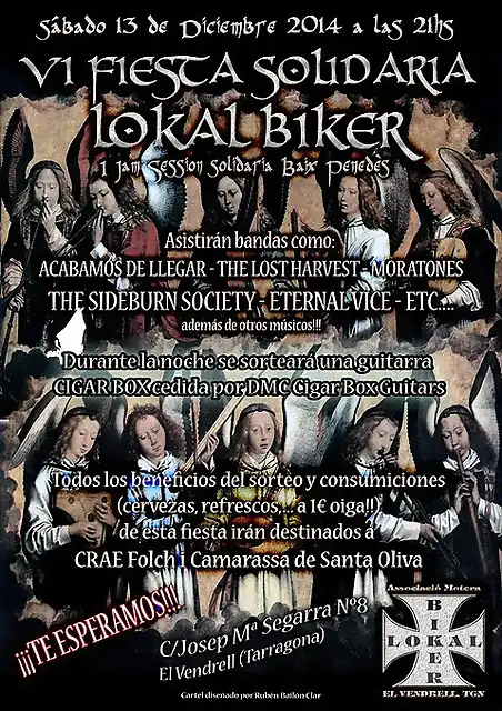 vi fiesta solidaria lokal biker i jam solidaria baix penedes